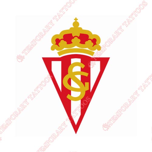 Sporting Gijon Customize Temporary Tattoos Stickers NO.8491